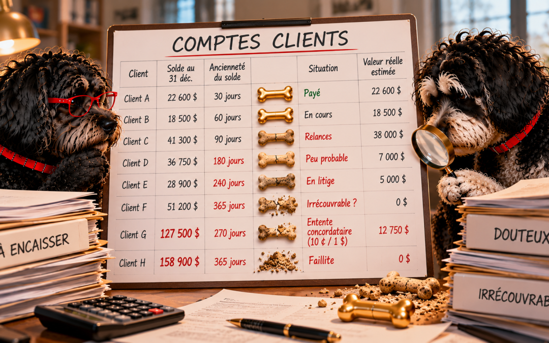 Manipulation des états financiers : comptes clients